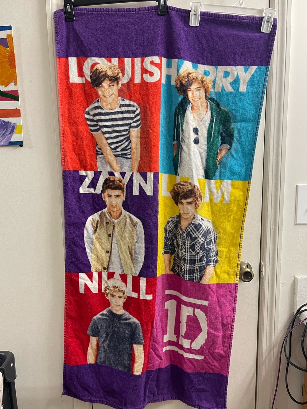 One Direction Multicolor Beach Towel